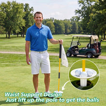Load image into Gallery viewer, KVMORZE Golf Flagstick, Golf Pole Pin Flagpole Portable Detachable Design
