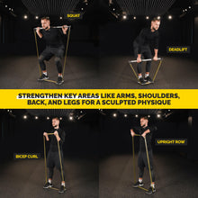 Load image into Gallery viewer, Tribe Lifting Resistance Bands for Working Out Men and Women - Pull Up Bands Set of 5 with Handles, Door Anchor and Bar - Workout Bands for Strength Training, Exercise Bands for Home Gym
