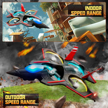 Load image into Gallery viewer, Brushless RC Plane with Camera | 2.4GHZ Remote Control Airplane, 6-axis Gyro Drones for Kids, RC Helicopter, 360°Flip Jet Fighter
