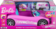 Load image into Gallery viewer, Hot Wheels RC Toy Car, Remote-Control Pink Convertible, Can Hold 2 Fashion Dolls &amp; Trunk Opens for Storage
