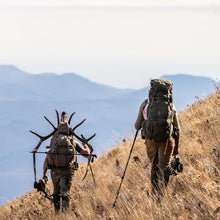 Load image into Gallery viewer, Eberlestock Brute 6500 Hunting Pack – Internal Frame Backpack with Cradle Hip Belt, Contour Shoulder Harness, 6500ci Capacity for Extended Backcountry Hunts – Dry Earth
