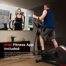 Load image into Gallery viewer, Sunny Health &amp; Fitness Smart Heavy-Duty Elliptical Exercise Machine
