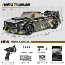 Load image into Gallery viewer, 1/18 Scale RC Cars 2196 Drift RC Car 28 KM/H High Speed with Gyro, 2.4 Ghz Electric Vehicle RTR 4X4 Remote Control Cars
