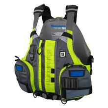 Load image into Gallery viewer, BLUESTORM Kinetic Fishing Life Jacket (PFD) | Fully Adjustable | Slim Back | Large Pockets | US Coast Guard Approved | for Kayaking, Fishing and More (Hi-Vis Green, Large/XL)
