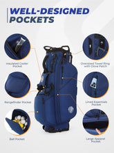 Load image into Gallery viewer, Sturdum Lightweight 7 Way Golf Stand Bag for Men Women, Upgrade Base
