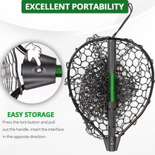 Load image into Gallery viewer, Rubber Fishing Net with Handle - Telescoping Fish Nets for Fishing
