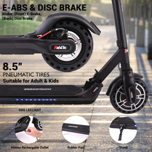 Load image into Gallery viewer, Electric Scooter for Adults &amp; Kids - Foldable Design with 300W Brushless Motor, 8.5&quot; Pneumatic Tires, Up to 19MPH Speed, 18-Mile Range
