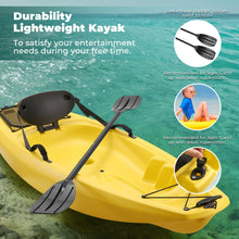 Load image into Gallery viewer, Kayak with Paddle 6.5 FT Recreational Rowing Fishing Boat with Hard Shell Recreational Ocean Kayak Sit-in one Person
