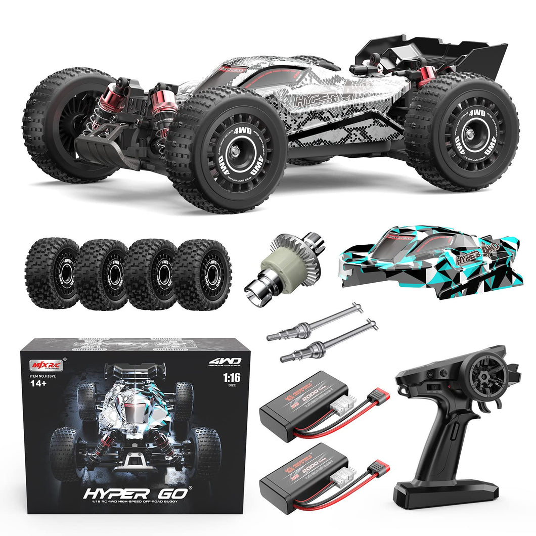 1/16 RTR Brushless RC Buggy, Fast RC Cars for Adults, Max 38 mph RC Truck, 4WD High Speed Racing RC Car