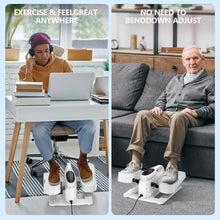 Load image into Gallery viewer, Under Desk Elliptical Machine 12 Speeds Electric Leg Exerciser as Seen on TV for Seniors Quiet Portable Seated Foot Pedal Exerciser for Home Office Use
