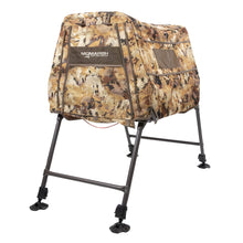 Load image into Gallery viewer, Momarsh Invisi Lab Dog Blind for Waterfowl Hunting | Adjustable Pet Blind for Dry or Wet Land Hunting &amp; Training | Water Resistant Shell with Mesh Draining Bottom | Optifade Marsh
