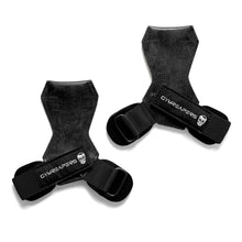 Load image into Gallery viewer, Gymreapers Weight Lifting Grips (Pair)  (Black, Medium)
