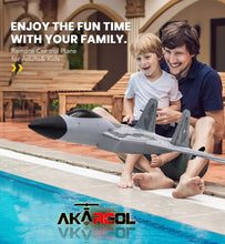 Load image into Gallery viewer, RC Jet Plane 2.4GHz Remote Control Airplane Gift for Kids and Adults - New Planes Model Led Light Aircraft Fighter Army Toy
