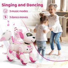 Load image into Gallery viewer, Programmable Robot Dog Toy with Voice Control for Kids, 2.4GHz Remote Control Robot Pet with Touch Sensors

