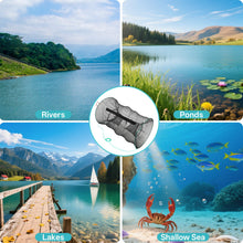 Load image into Gallery viewer, DTUQXY Large 4 Sets Professional Collapsible Crab Trap for Blue Crabs, Minnow Fish Trap with Double-Layer Mesh, Foldable Design for Saltwater &amp; Freshwater Fishing, Easy Storage &amp; Carry
