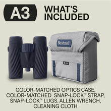 Load image into Gallery viewer, Bushnell A3 8x32 Binoculars Sky Captain Blue
