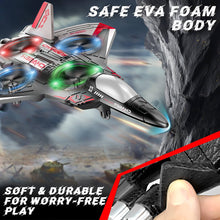 Load image into Gallery viewer, Jet Fighter Stunt RC Plane - Foam Remote Control Drone Helicopter Airplane with LED Lights, Drones for Kids, Toys
