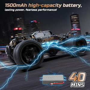 1/16 All Terrain Fast RC Cars for Adults 40KPH,4WD Electric Off-Road Remote Control Monster Truck,2.4Ghz High Speed Car