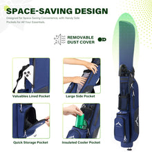 Load image into Gallery viewer, uniHimal Small Par 3 Golf Stand Bag - Lightweight for Pitch &amp; Putt Blue
