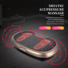 Load image into Gallery viewer, EILISON FitMaxx 3D XL Vibration Plate Exercise Machine - Whole Body Workout Vibration Platform w/Loop Bands - Lymphatic Drainage Machine for Weight Loss, Shaping, Recovery (Fitpro Brown)
