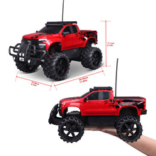 Load image into Gallery viewer, R/C 1:16 Scale 2.4 GHz Off Road 2019 Chevrolet Silverado, Red
