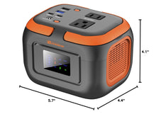 Load image into Gallery viewer, Portable Power Station 120W, 110V Power Bank with DC AC Outlet

