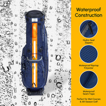 Load image into Gallery viewer, 5-Way Linkslite Waterproof Lightweight Golf Stand Bag (Atlantic Dawn)
