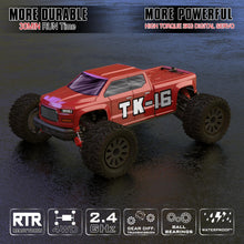 Load image into Gallery viewer, 1/16 Scale All Terrain RC Car, 40KPH High Speed 4WD Electric Vehicle with 2.4 GHz Remote Control, Waterproof, 1800mAh Li-Po
