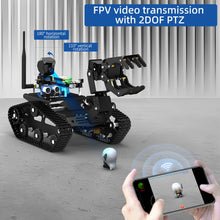Load image into Gallery viewer, Smart Robot Car Kit with Robotic Arm HD Camera for Mega 2560, Utility Intelligent Tank Chassis Robotics Vehicle
