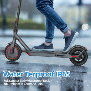 Electric Scooter Adults, Powerful 350W E-Scooter, Max 19 Mph & 19-23 Miles Range Scooters, Folding Scooters with 8.5" Solid Tires