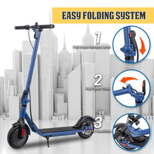 Load image into Gallery viewer, Electric Scooter for Adults Scooters Kids Foldable E-Scooter with with 350W Motor 15.5 mph Max Speed (Blue)
