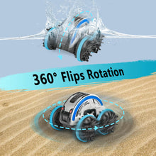 Load image into Gallery viewer, Amphibious RC Stunt Car, 2.4 GHz All Terrain Waterproof, 360 Flips Rotation Toy Gift for Girls &amp; Boys
