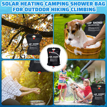 Load image into Gallery viewer, VIHOSE 6 Pcs Solar Shower Bags 5 Gallons/ 20 L Solar Heating
