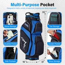 Load image into Gallery viewer, uniHimal Lightweight Golf Cart Bag with 14-Way Full-Length Divider Top
