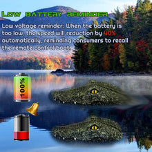Load image into Gallery viewer, 2.4GHz Remote Control Crocodile Head Boat for Pools and Lakes High Simulation Alligator Head RC Boats Prank Toys
