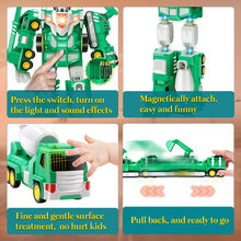 Load image into Gallery viewer, Transform Robot Kids Toys Cars | STEM Building Toddler Toys for Ages 3+ | 5 in 1 Construction Toy
