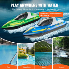 Load image into Gallery viewer, RC Boat for Kids, 2Pack Remote Control Boat for Pools &amp; Lakes, Racing Boat with LED Light &amp; 4 Rechargeable Batteries, Adults Boys &amp; Girls
