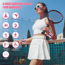 Load image into Gallery viewer, BECOJADDE Ankle Weights Set of 2 (2 lb Each) Adjustable Wrist Weights- Pink

