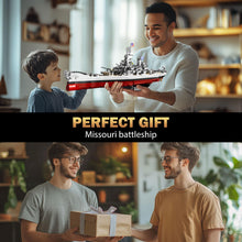 Load image into Gallery viewer, Missouri Battleship Building Kits for Adult Boys (2228 Pieces) - Large Military World-Class Missouri Battleship Model
