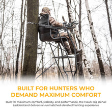 Load image into Gallery viewer, Hawk Big Denali Climbing Tree Stand, 18 Foot Deer Hunting Ladderstand
