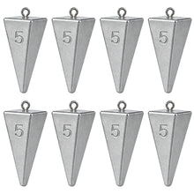 Load image into Gallery viewer, TKHDBF Pyramid Sinkers Fishing Weights, Surf Fishing Sinkers for Saltwater
