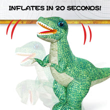 Load image into Gallery viewer, 2.4GHZ Remote Control Inflatable Dinosaur Toy for Kids, Electric Toy Dinosaur with 360°Rotation,Forward &amp; Backward, Rechargeable
