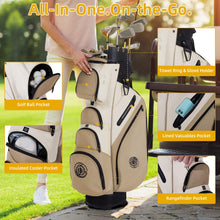 Load image into Gallery viewer, Shopsource 14 Way Golf Cart Bag with Molded Lock Top n Upgrade 900D Oxford

