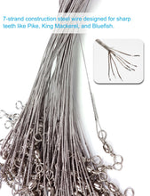 Load image into Gallery viewer, Facikono 1/0-10/0 Red Fishing Hook with Leader (8/0 Red, 100pcs)
