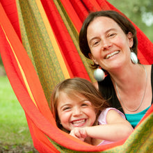 Load image into Gallery viewer, LA SIESTA Flora Classic Cotton Hammock - Extra Large, Portable, 2 Person - King, Chili
