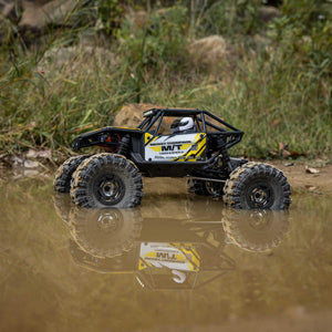 RC Truck UTB18 Capra 4WS 1/18th 4x4 RTR (Comes with Everything Needed to Run), Yellow, AXI-1750T2