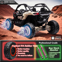 Load image into Gallery viewer, Maverick X3 24V Kids UTV 2 Seater Ride On Car with Remote Control 4WD Off-Road Buggy SxS Electric Vehicle, Black
