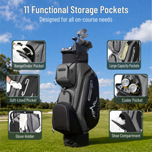 Load image into Gallery viewer, uniHimal 14-Way T-Lock Golf Cart Bag Pro with Full-Length Divider
