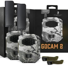 Load image into Gallery viewer, Spartan Camera GoCam2 Cellular-2 Pack, APP Control Trail Camera, 4G LTE, 1080P Video, FHD Photos, No Glow, Night Vision, Motion Activated, IP65 Water Resistant (Spartan Areus, Multi-Carrier)
