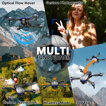 Load image into Gallery viewer, Buvnatep Foldable FPV Drone with 1080P Camera, RC Mini Drone for Kids and Adults
